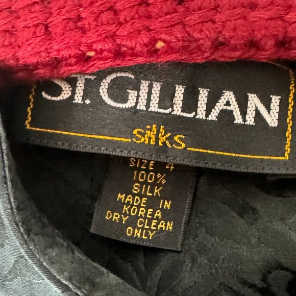 Vintage Silk Ruffled Dress - Picture 4 of 4